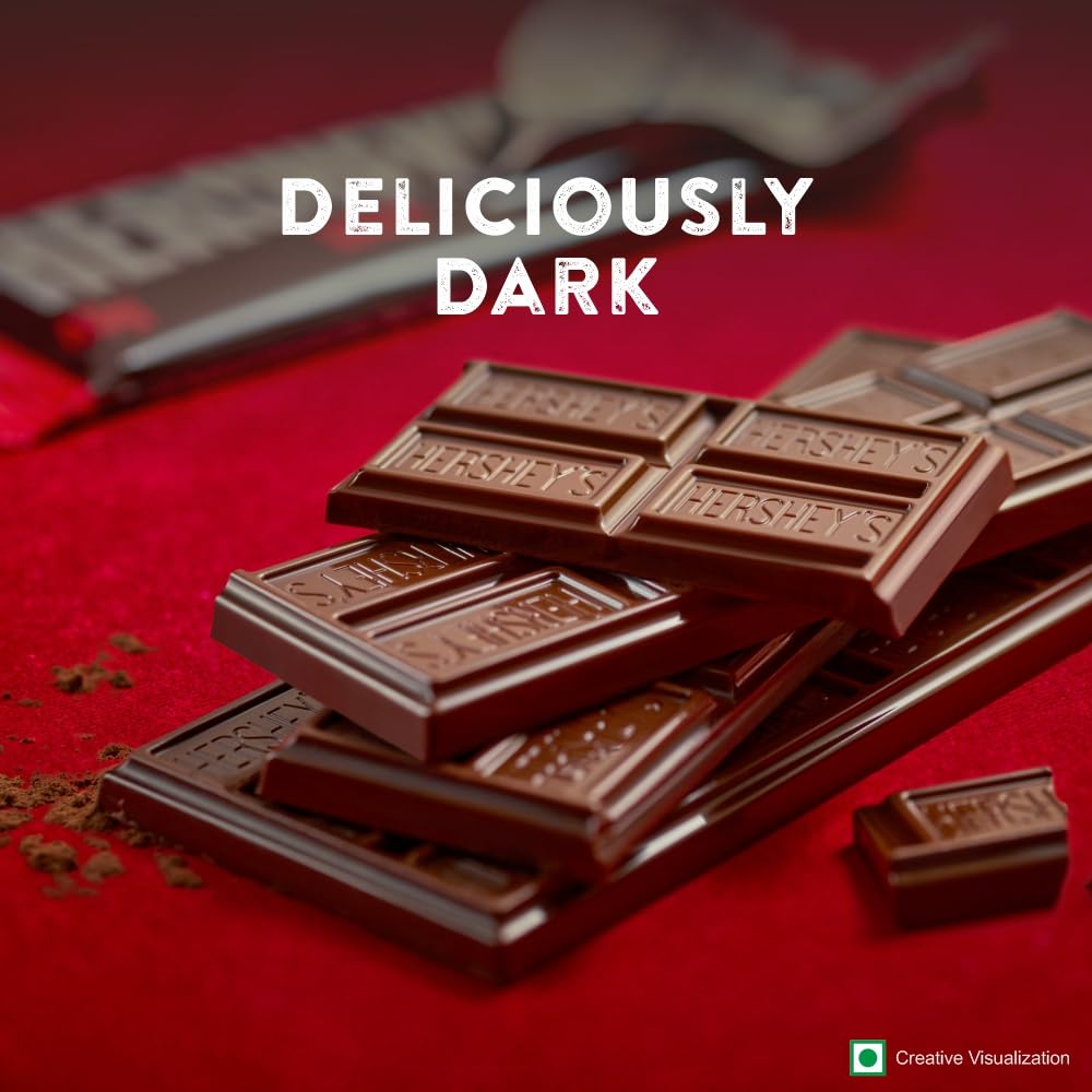 HERSHEY’S Dark Bar | Deliciously Dark Cocoa Rich Chocolate| 40g